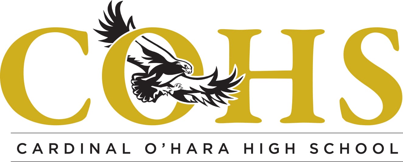 COHS Logo Secondary-WithHawk 2-color Gold-Black PMS