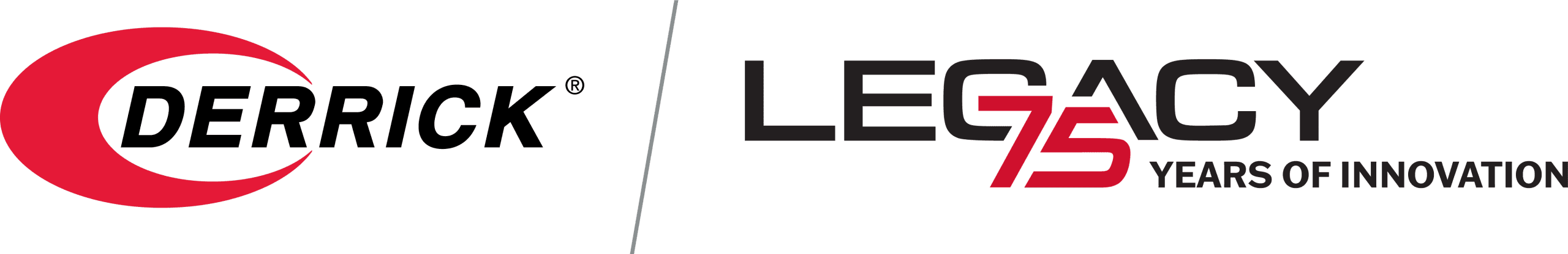 Derrick Corp- 75th logo