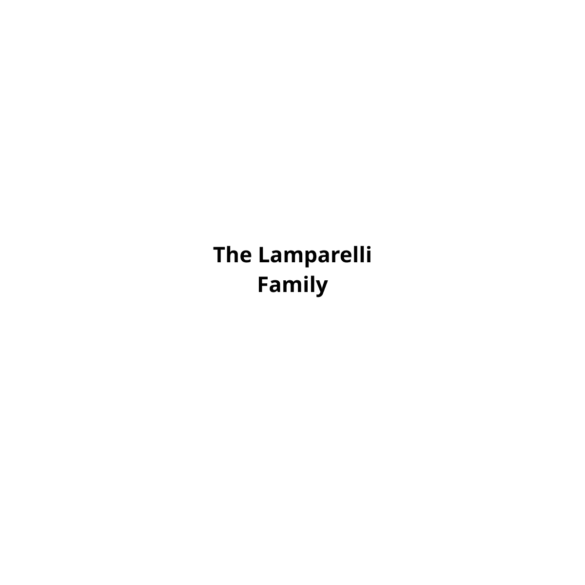 Lamparelli Family