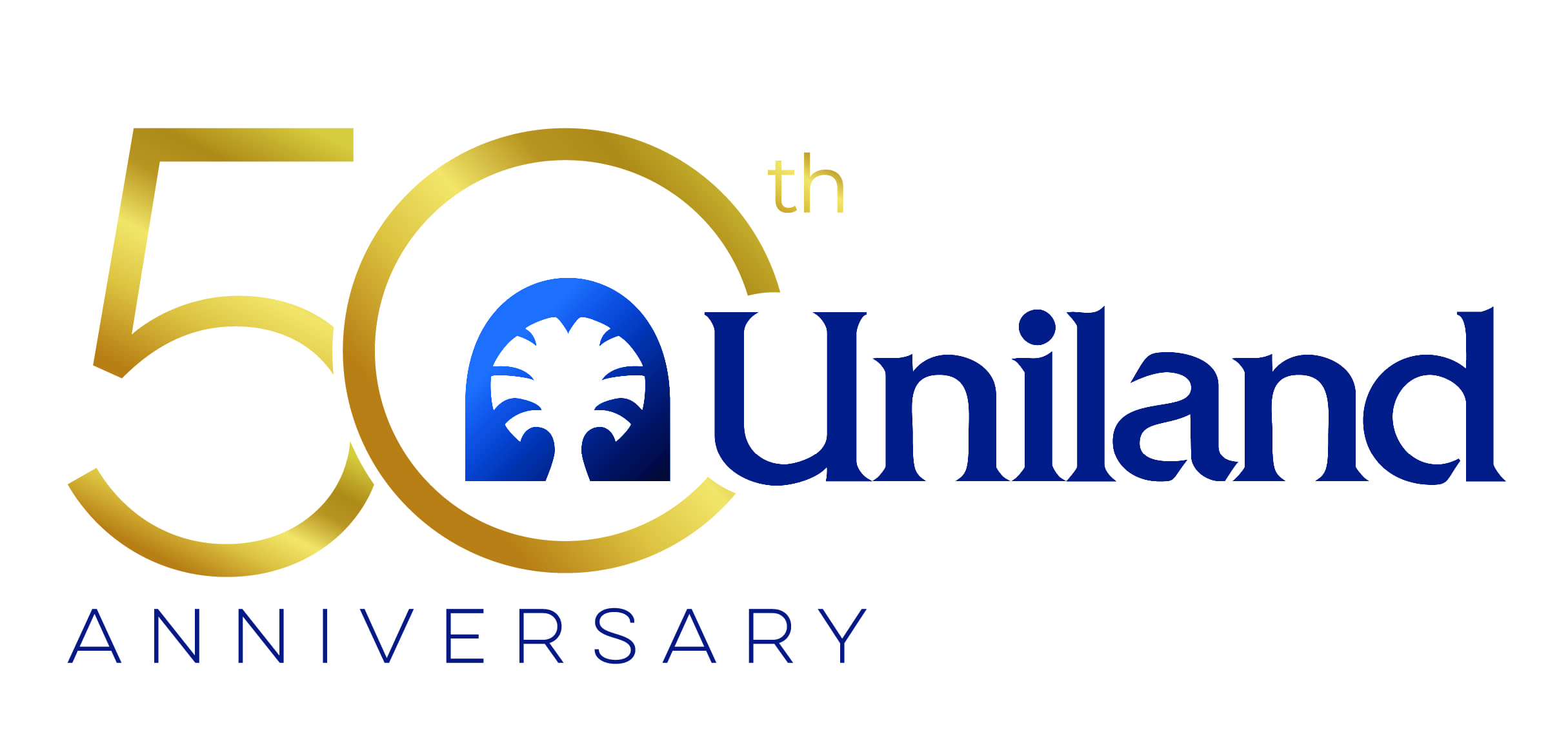 Uniland-50 Years Logo